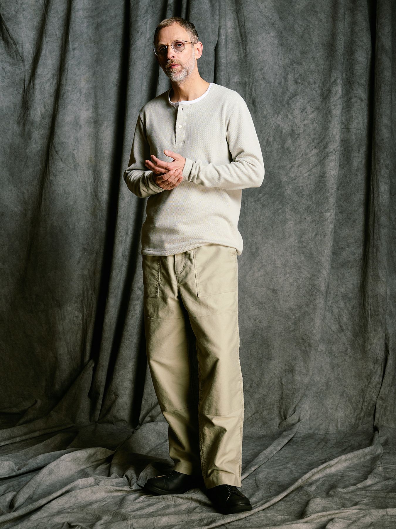 【予約品 4月19日(日) 18時締切】heavy moleskin work pants / ヘビーモールスキン ワークパンツ / ライトカーキ