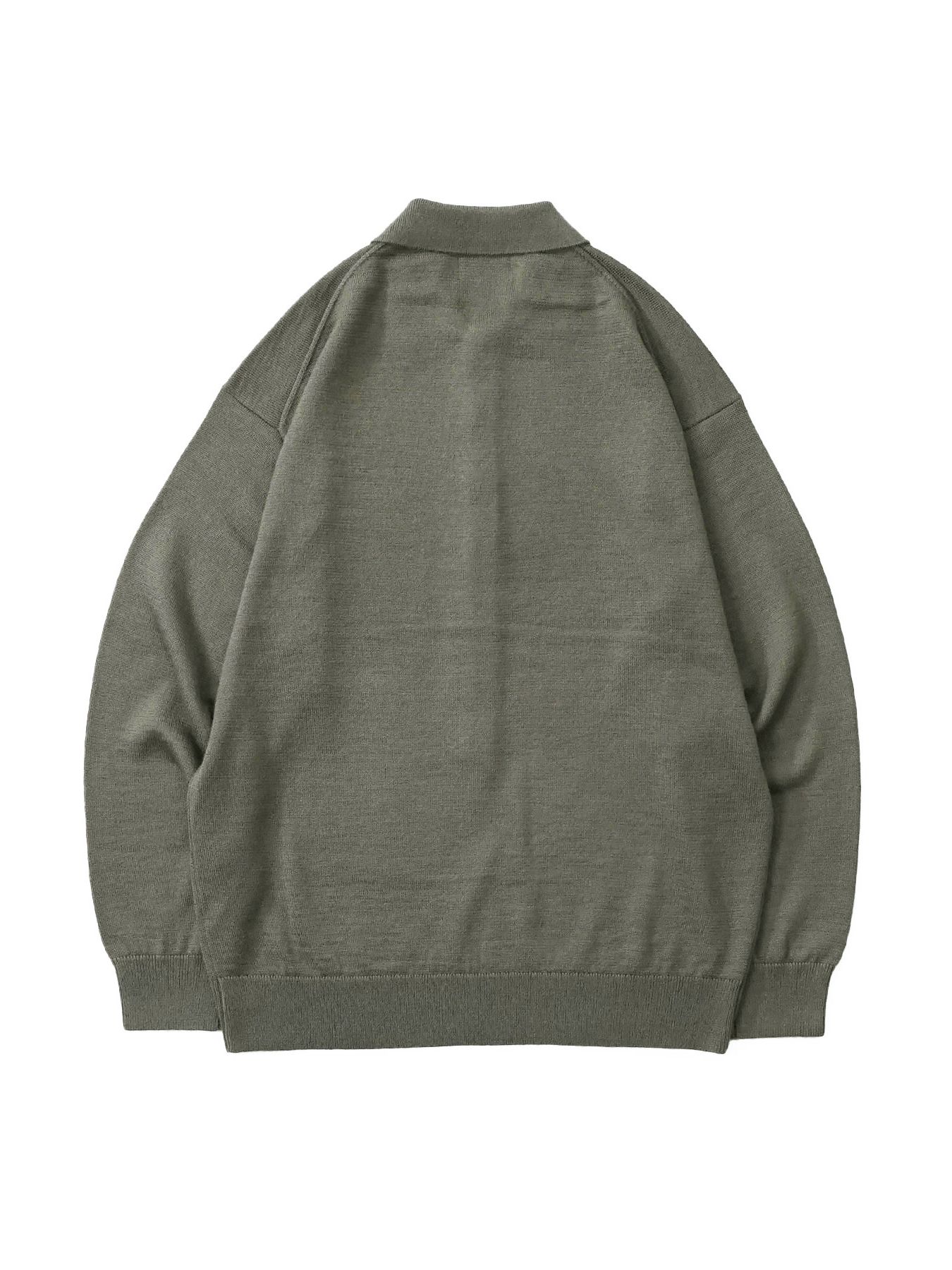 【予約品】 POLOPRO / ニットポロ / グレー