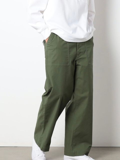 ワイドベイカーパンツ カーキ＜ブルックリンオーバーオール＞【BROOKYM OVERALL】