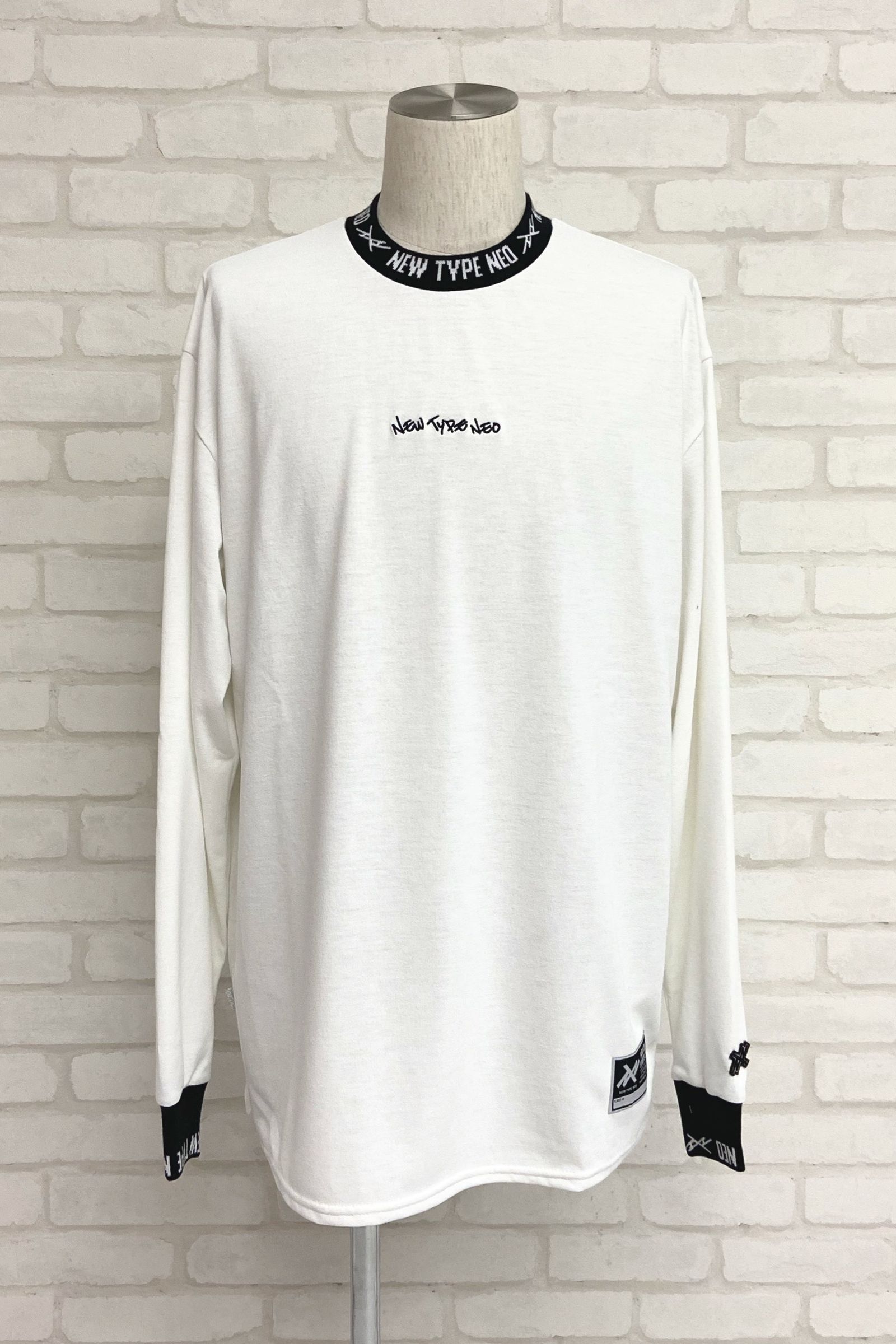 NECK DESIGNS L/S TEE / WHITE 【SY32 by SWEET YEARS GOLF】