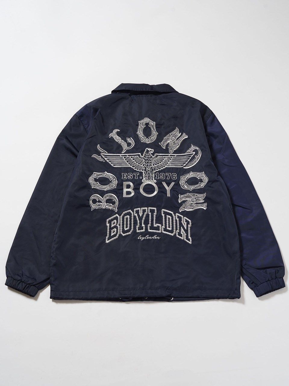 BOY Embroidery Simple Coach Jacket / コーチジャケット / ネイビー