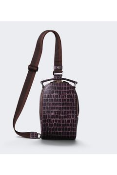 2WAYボディバッグ Tint Embossing Leather / Bordeaux 【aniary】