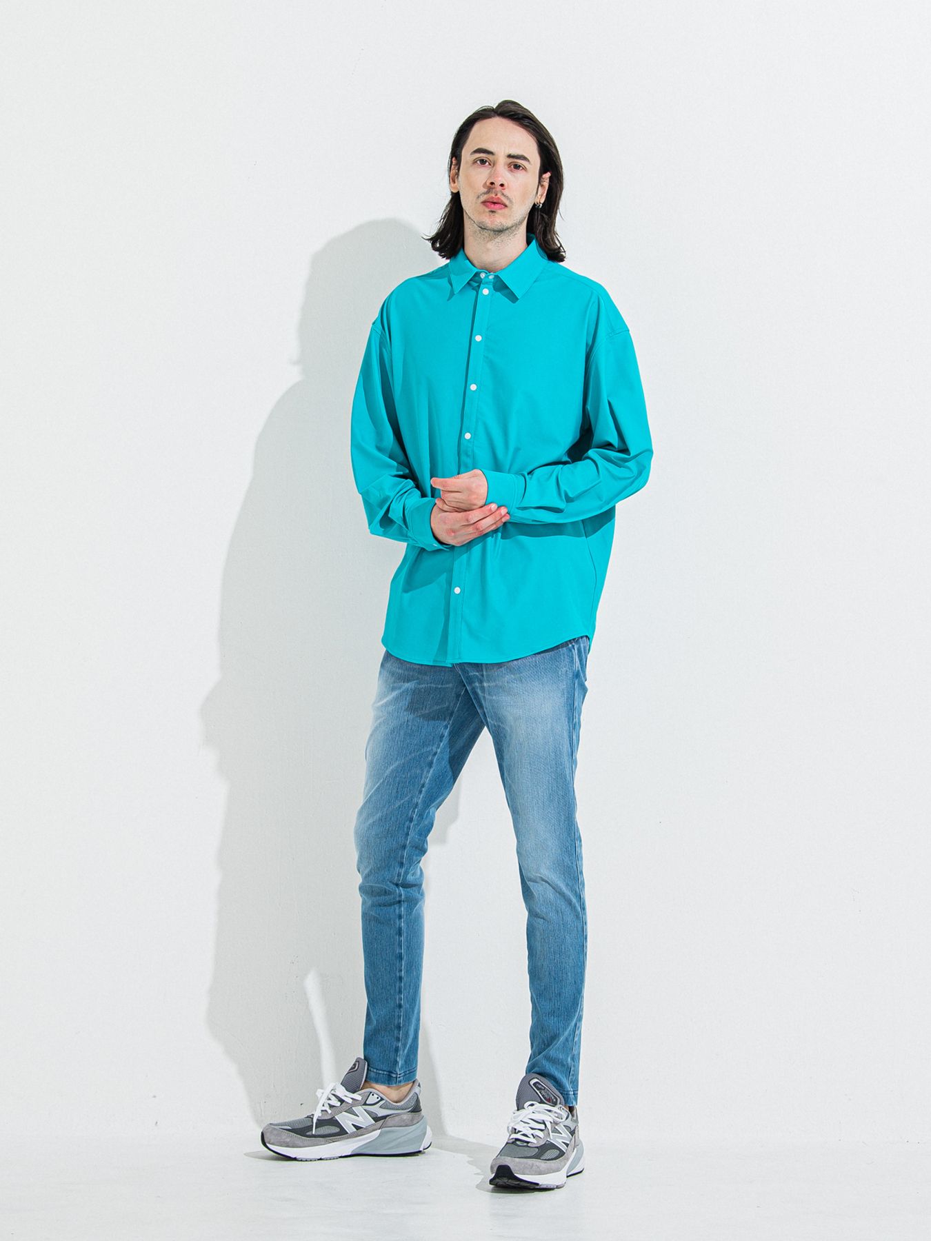 【予約品】RASH JACK SHIRTS / ラッシュガード ジャックシャツ / ターコイズ