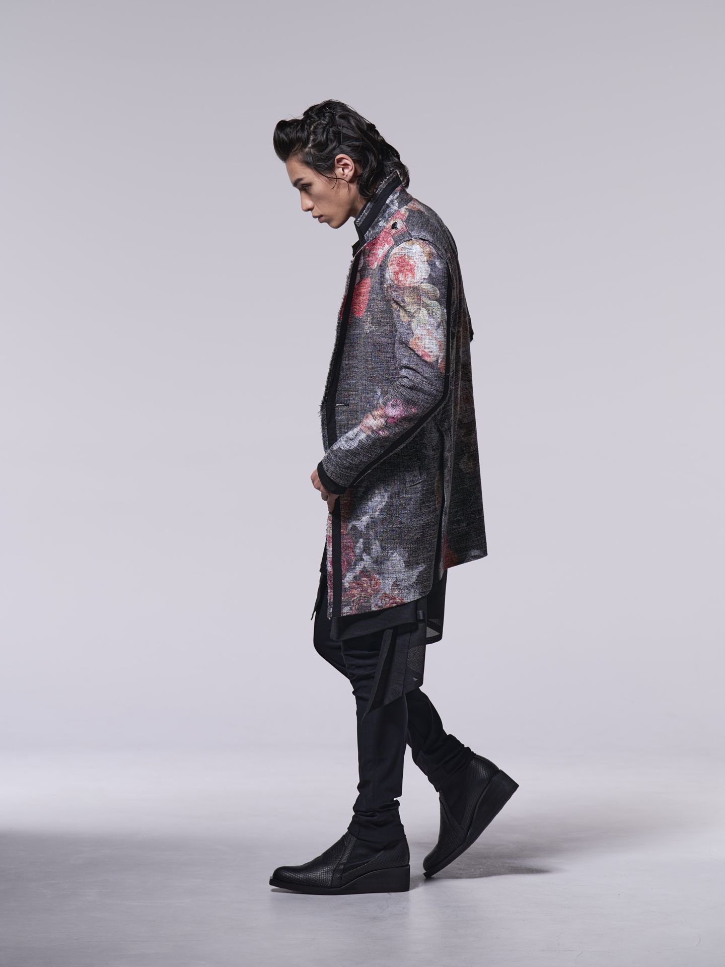 《予約品》 TrimmingLongJacket / ロングジャケット / フローラ