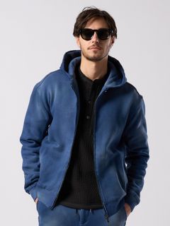 【予約品 4月19日(日) 18時締切】fade zip-up hoodie / フェード ジップアップ フーディー / フェードネイビー
