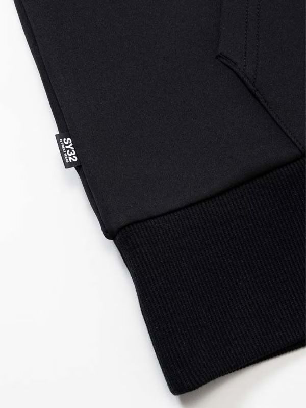 DOUBLE KNIT GOTHIC LOGO P/O HOODIE ブラック【SY32 by SWEET YEARS】