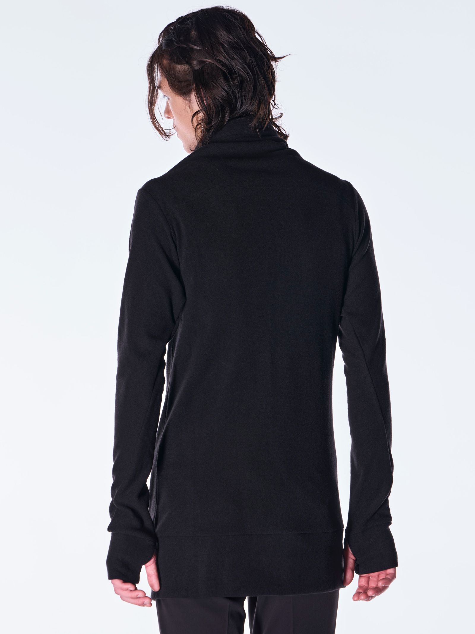 【予約品 6月29日(月) 締切】Heat Tech Jersey Loose Neck Pull Over / ルーズネック プルオーバー / ブラック