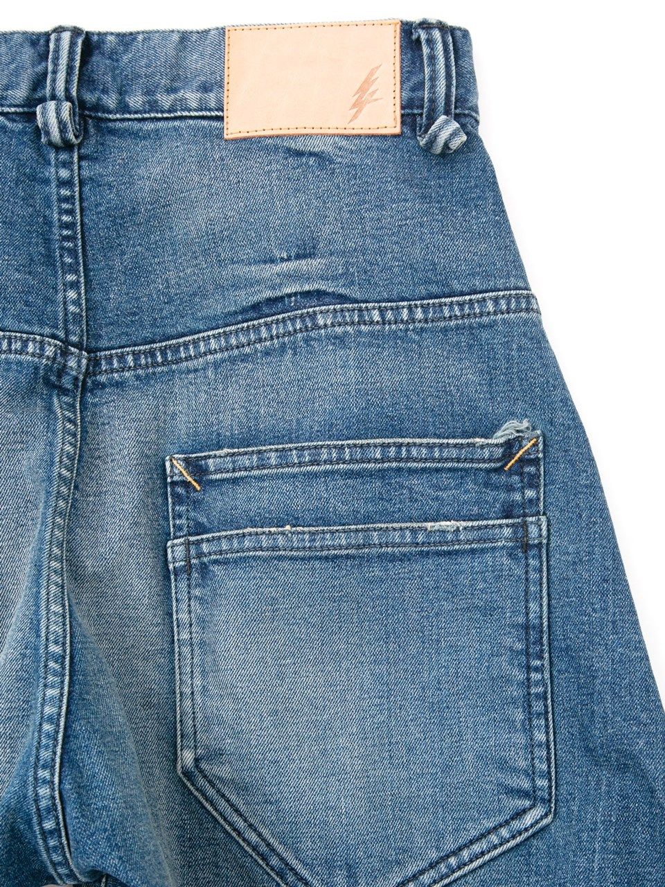 12.5oz Organic Cotton Stretch 3D Wide Straight Jeans / 12.5oz オーガニックコットン ストレッチデニム 3D ワイドストレート ジーンズ / RAD CLUB / インディゴ