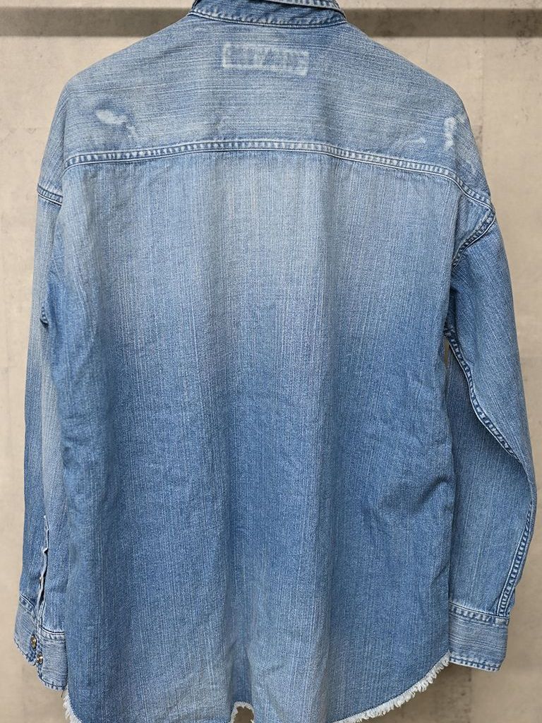 《予約》 OVER DENIM shirts / デニムシャツ / ライトインディゴ
