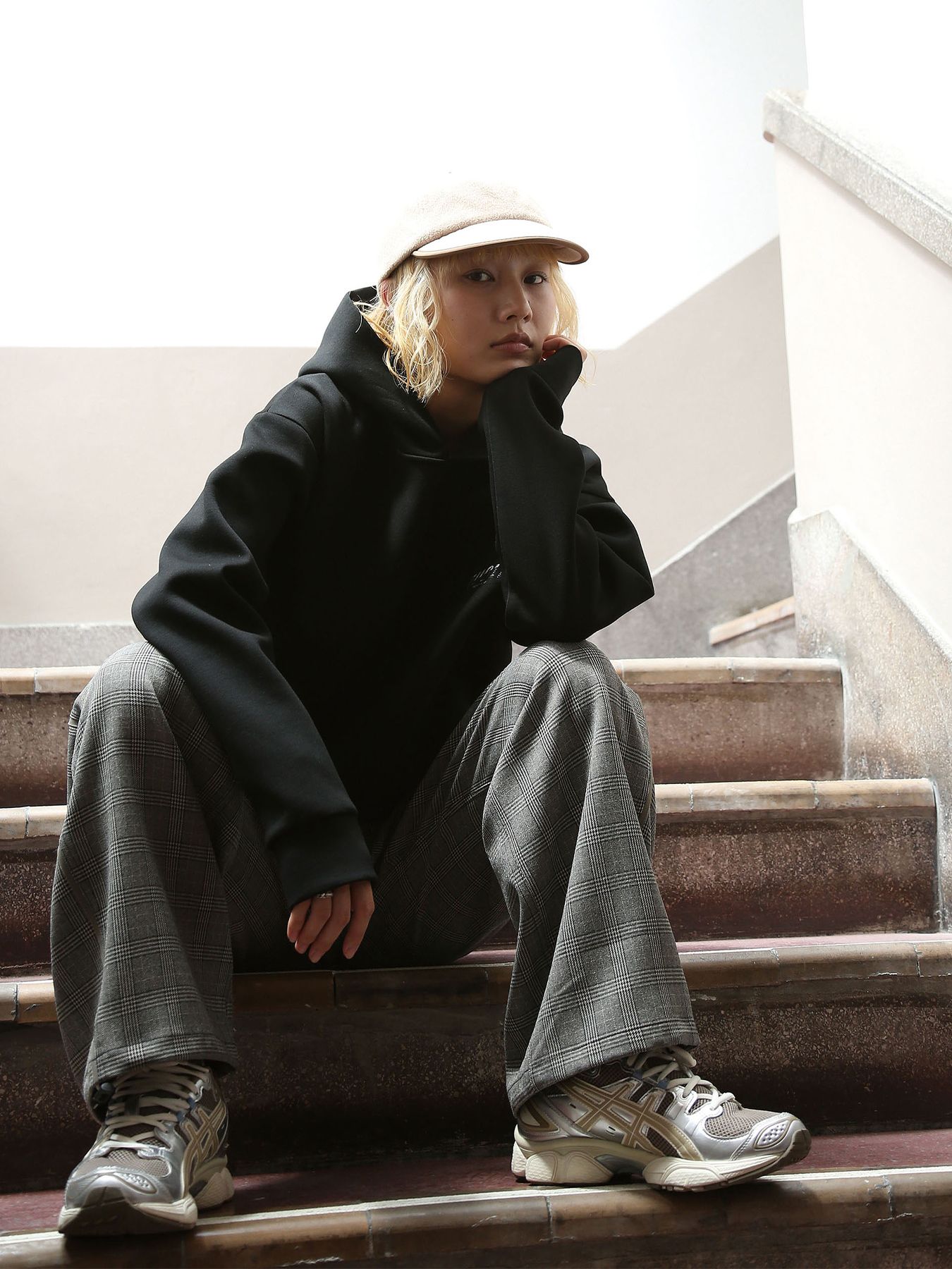 JAUNT PANTS / GRAY【QUOLT】