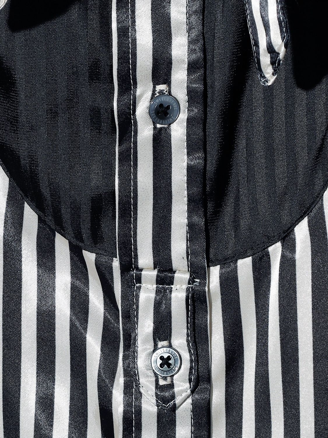 【予約完売】 BISHOP SLEEVE STRIPED PIRATE SHIRT / ストライプシャツ / ブラック