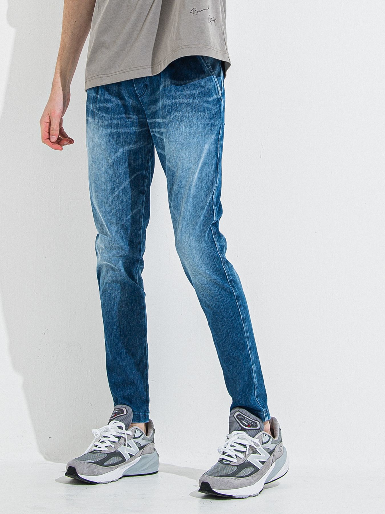 【予約品】DENIM JERSEY CHRIS EASY TUCK PT / デニムジャージクリスイージータックパンツ / ダーク