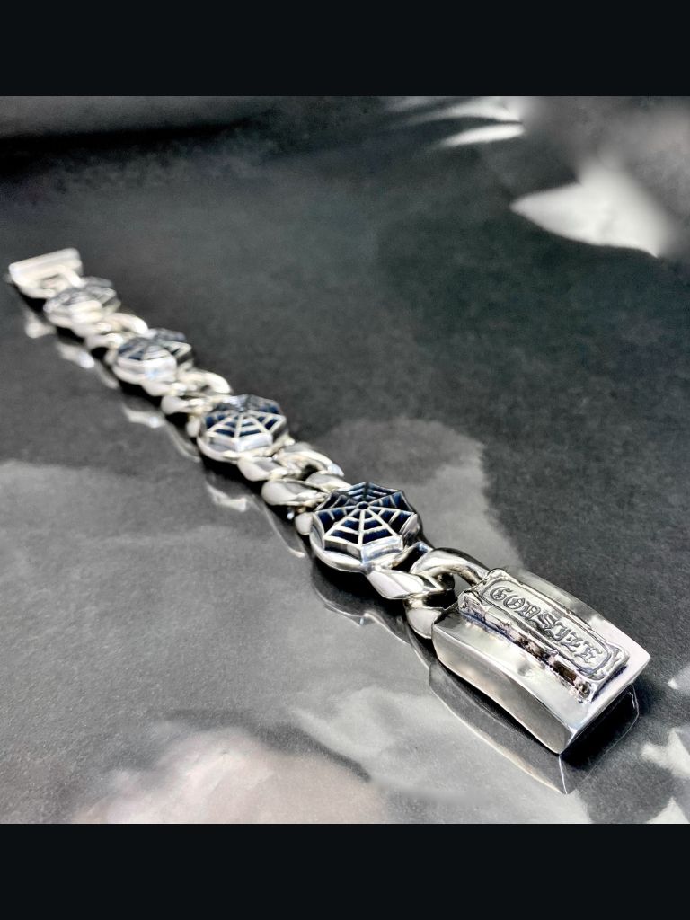 《受注生産》 CHAIN BRACELET [SPIDER WEB] / スパイダーウェブチェーンブレスレット 【注文から2-3週間後入荷予定】