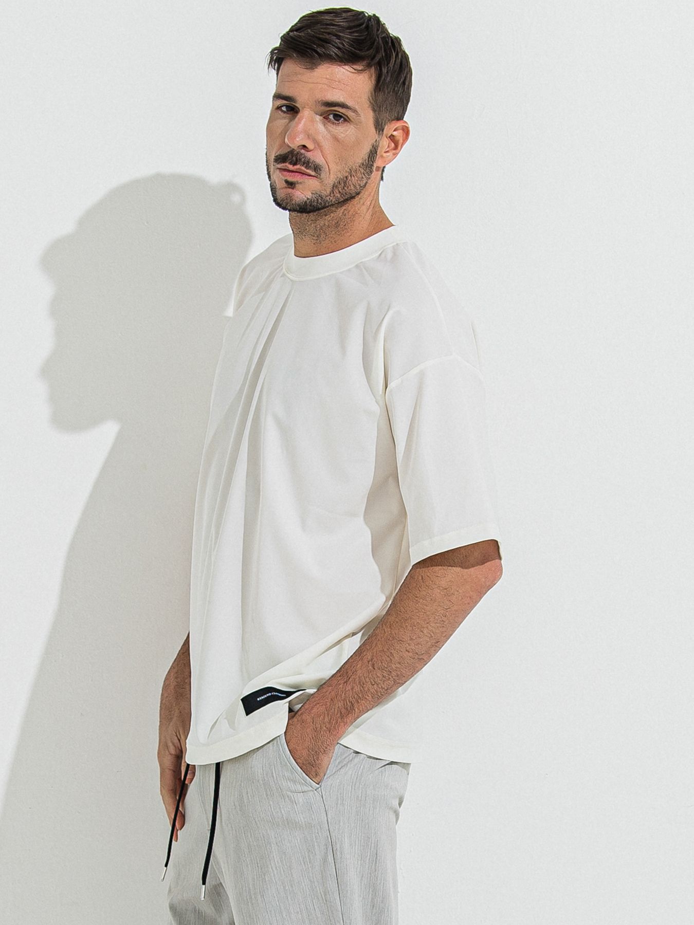 【予約品 】OX JERSEY OVER TEE / オックスジャージオーバーサイズTシャツ / ホワイト