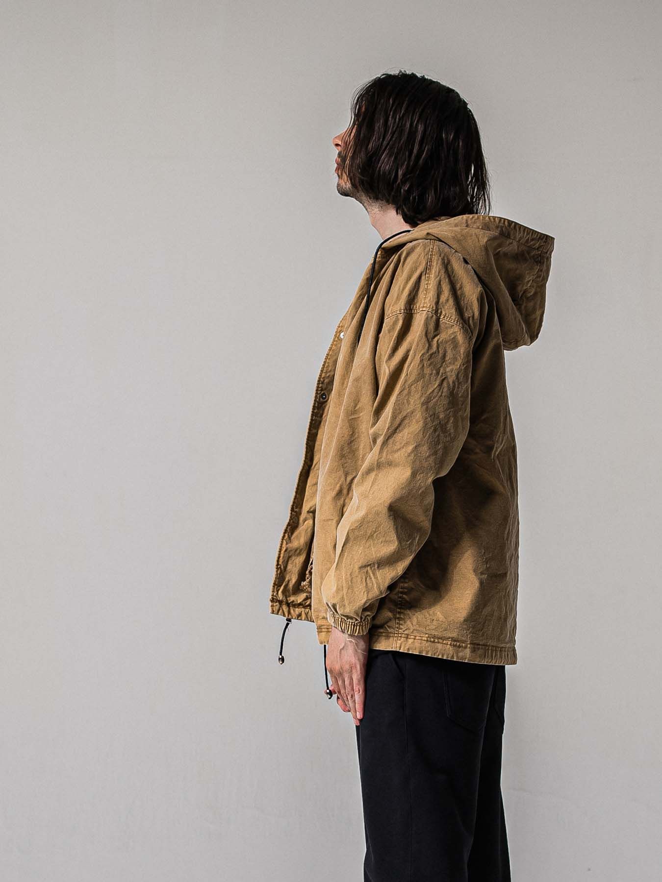 【予約品 11月16日(日) 締切】COACH HOODIE / コーチジャケットパーカー / ブラウン