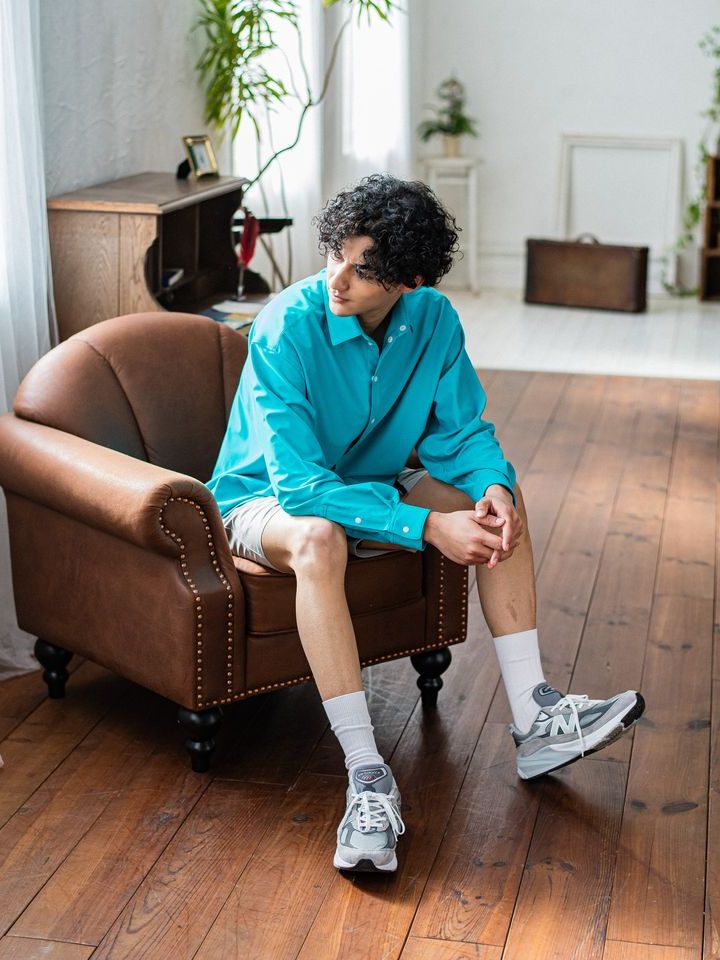 《予約品3月3日18：00締め》 PAT SHORTS / ベルト付きショーツ / グレー