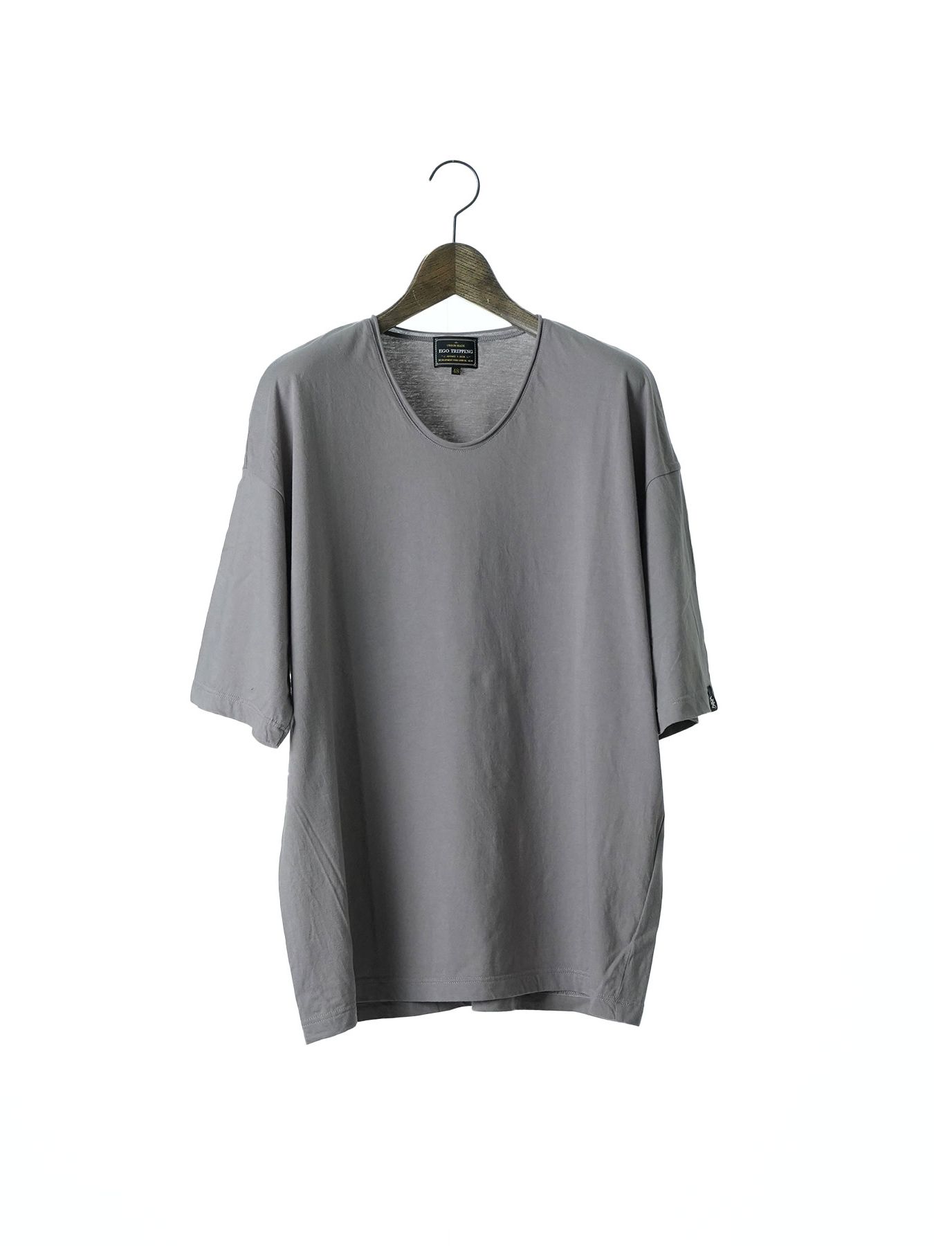 CREWNOT / VネックTシャツ / グレー