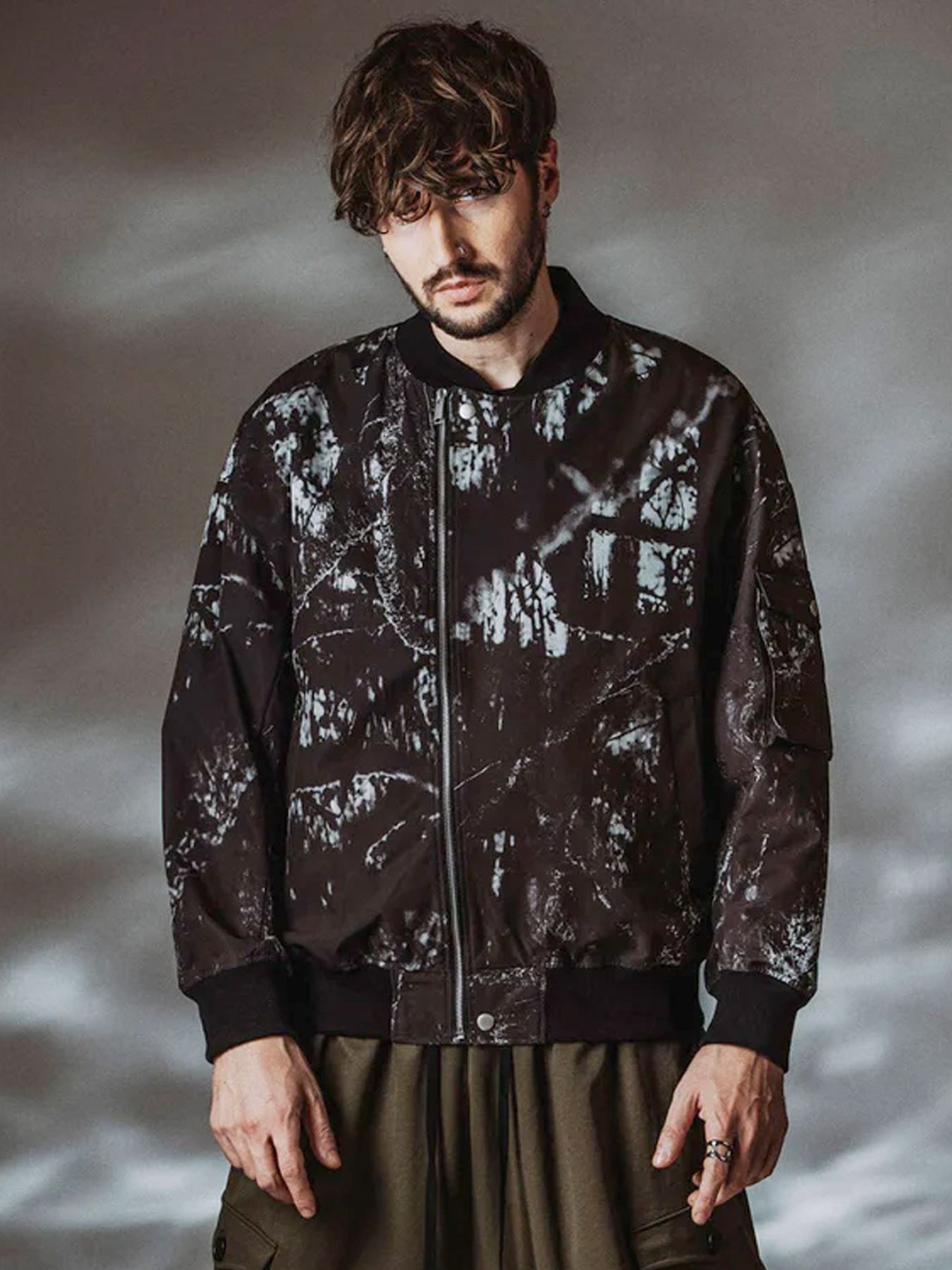 ライダースBIG-MA-1-BLZ / リアルツリーカモフラージュ【NO ID.】