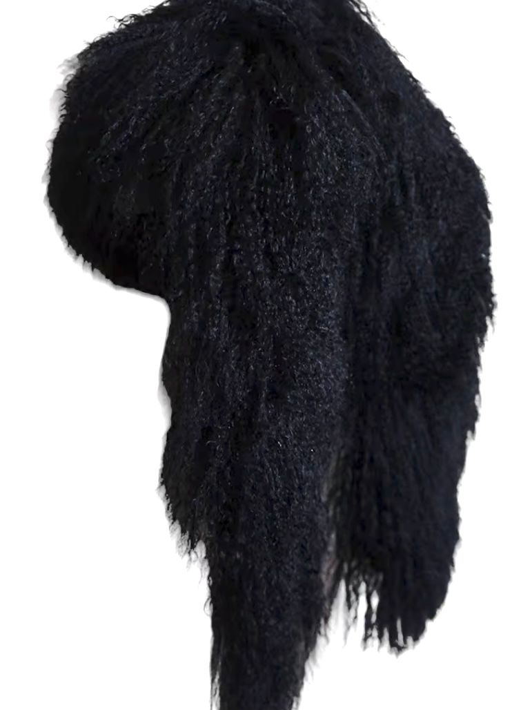 Tibetan lamb fur Detachable collar リアルファーネックマフラー単品【ys Yuji SUGENO】