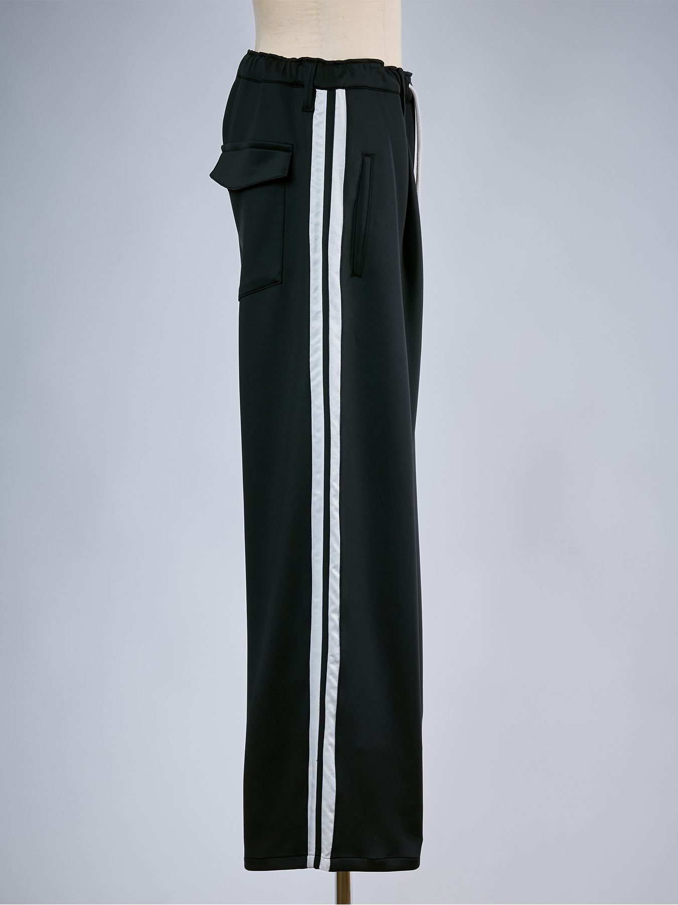 【予約品 10月26日(月) 締切】Line Pants / ラインパンツ / ブラック×ホワイト