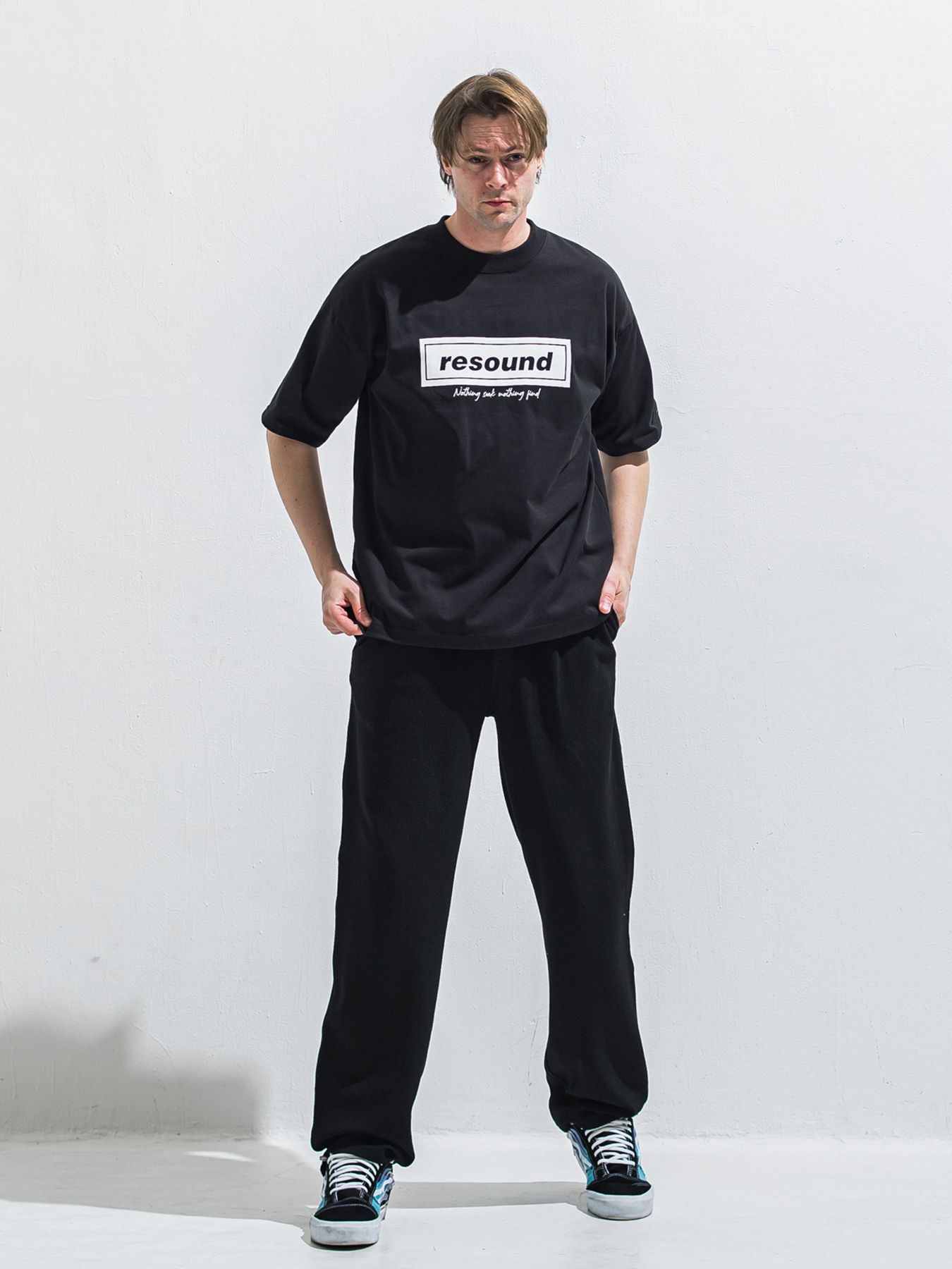 【予約品 2月15日(日) 18:00 締切】BOX OVER TEE / ボックスロゴオーバーTシャツ / ブラック