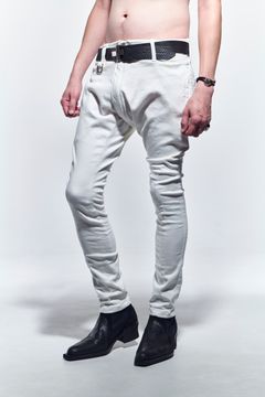 《予約品》 SaruelBondagePants デニムパンツ WhiteDenim / White 【kiryuyrik】 2月入荷予定