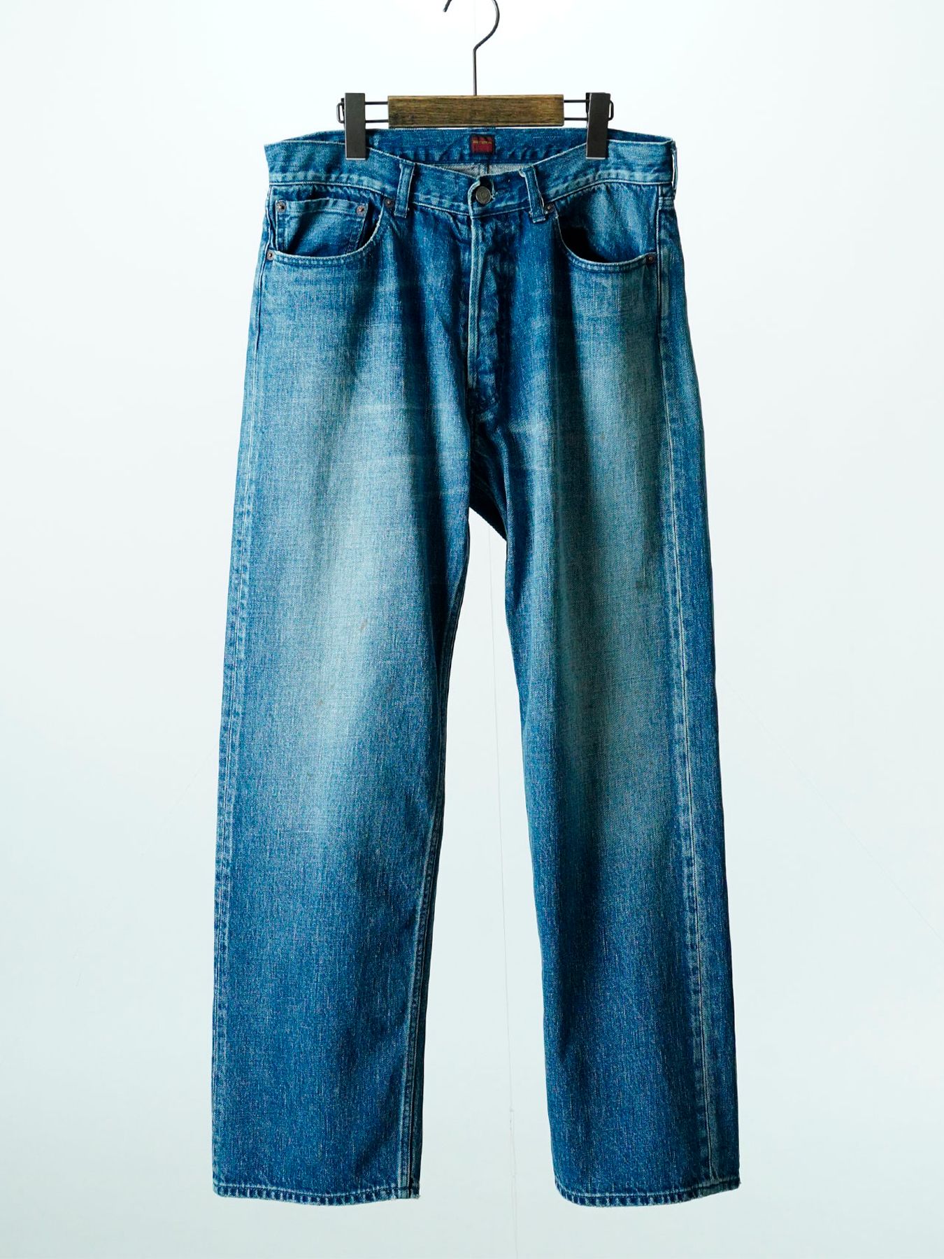 【予約品 11月9日(月) 締切】TRADITIONALDENIM Used / トラディショナルデニム ユーズド加工 / 濃色 インディゴ×ネイビーステッチ