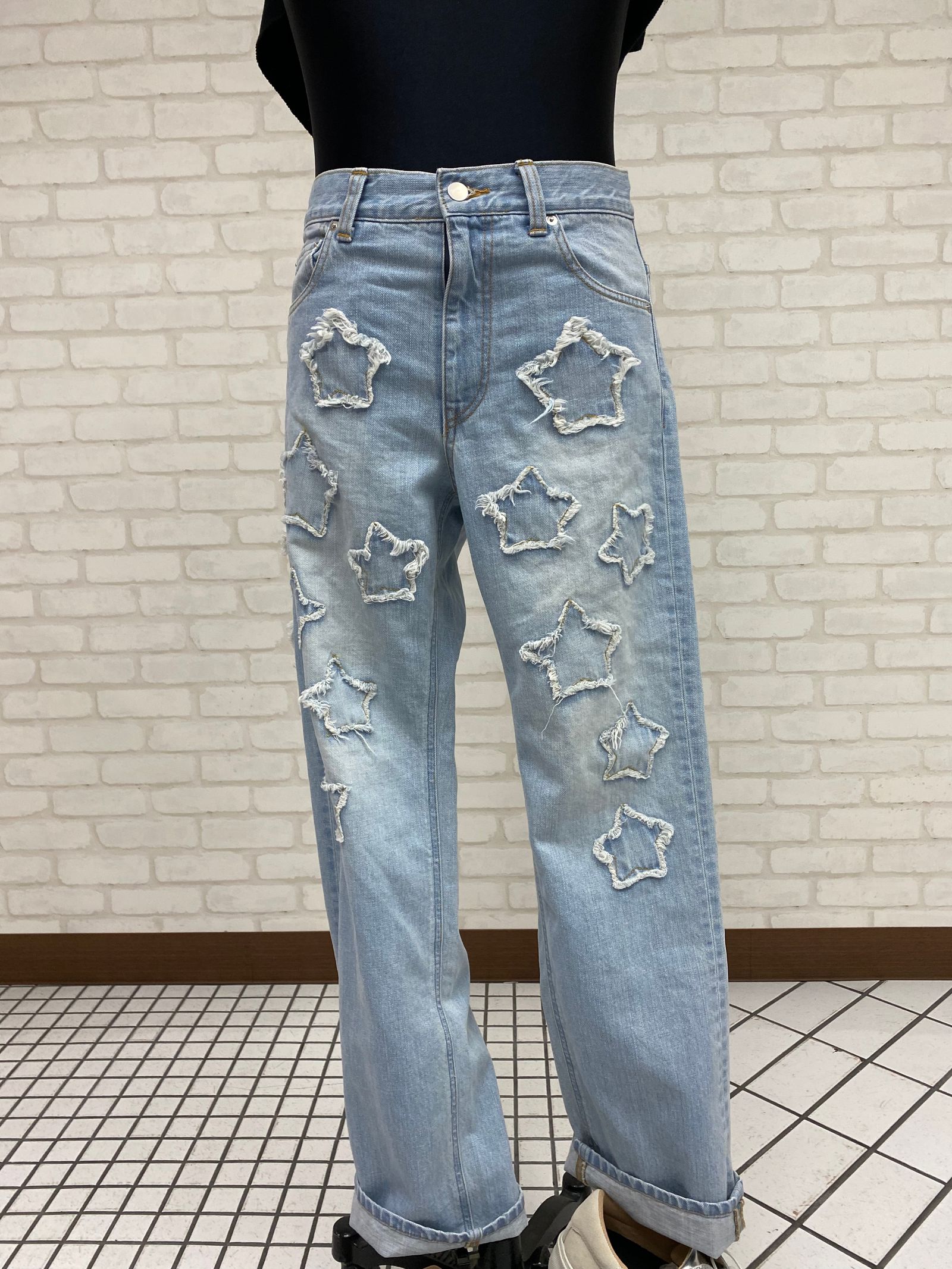 16スター☆デニムパンツ ライトインディゴブルー「71MICHAELミッシェル」