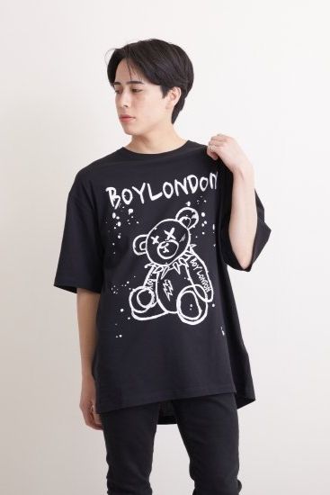 PUNK BEAR T-SHIRTS Tシャツ / BLACK 【BOY LONDON】