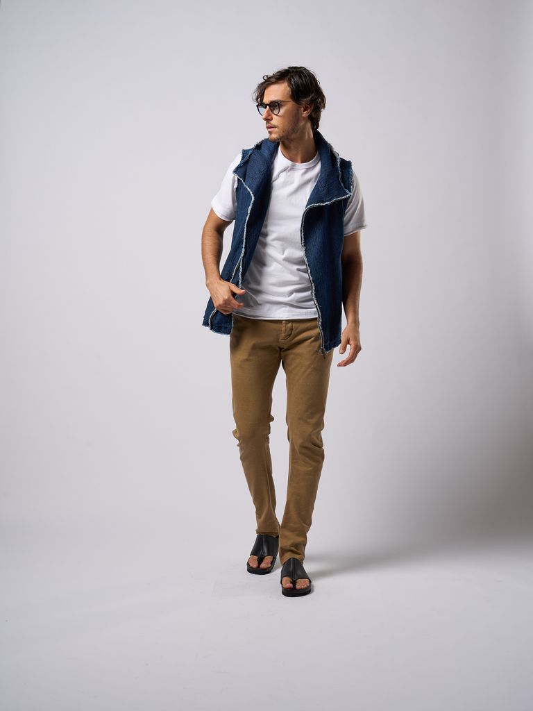 wjk - riders wrap vest / ライダースベスト / インディコused wjk - riders wrap vest / ライダースベスト / インディコused