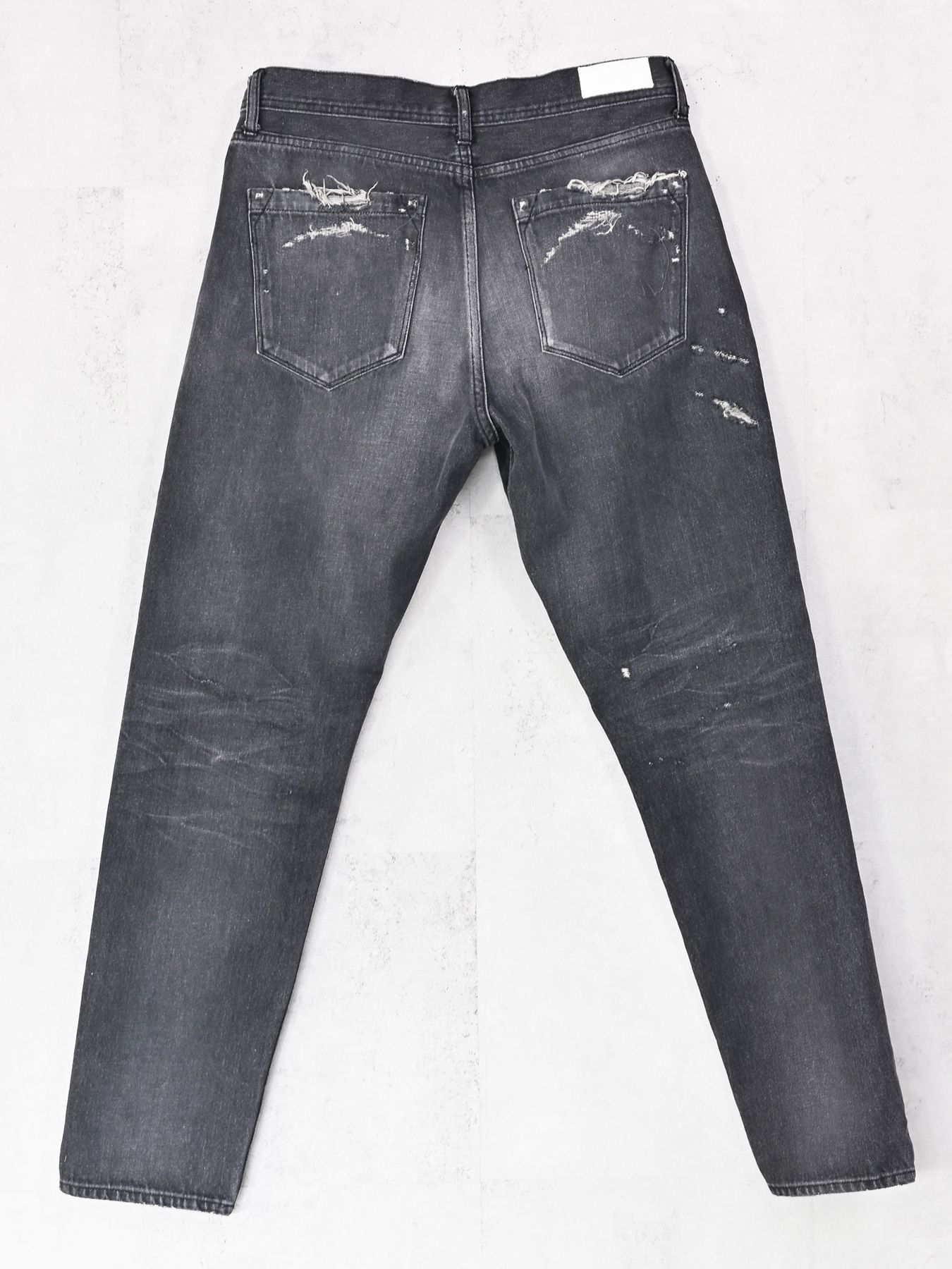 【予約品 9月6日(日) 締切】SCOTT JEANS / ライトオンスヴィンテージジーンズ / ブラック ユーズド