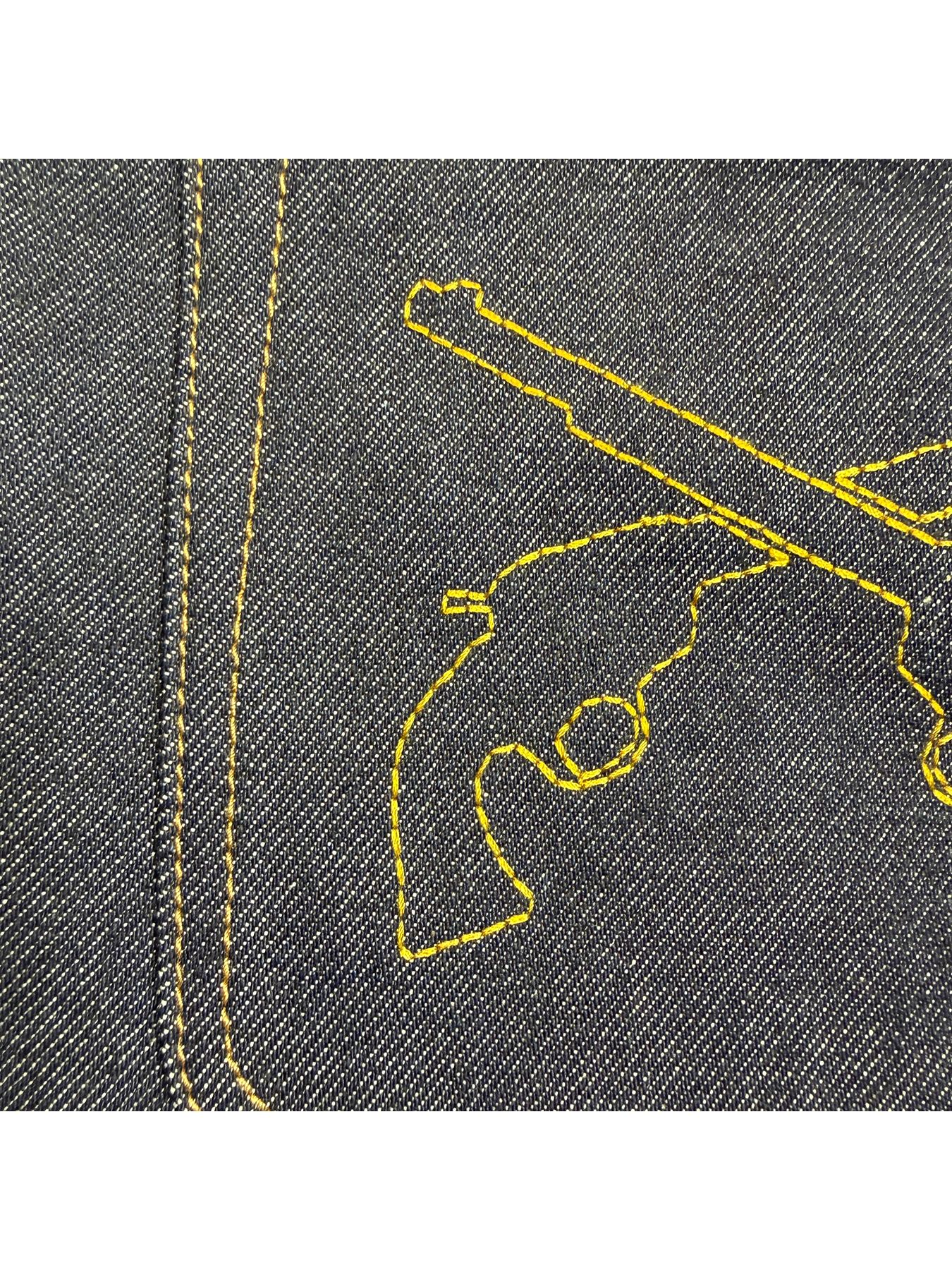 【予約品 3月9日(月) 18:00 締切】VIN/DEN/WIDE BASIC / ヴィンテージ ワイド デニム パンツ / ブラック