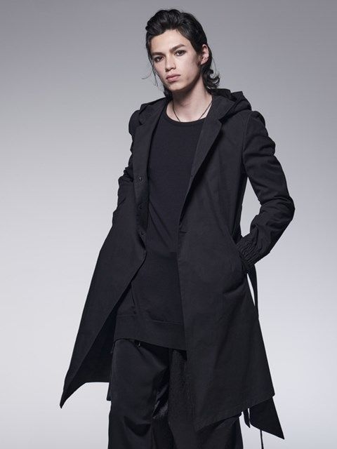 《予約品》 FlareHoodieCoat / フレアコート / ブラック 【kiryuyrik】 8月以降入荷予定