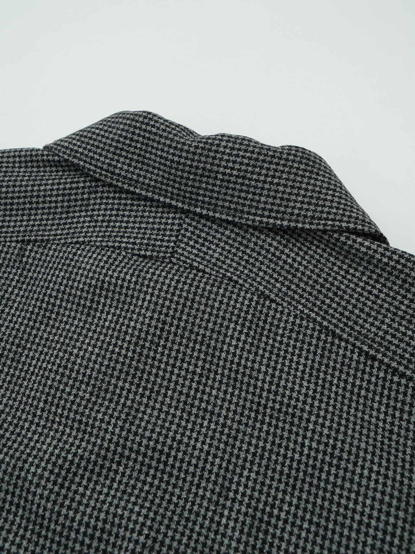 【予約品 】OVALB BLOUSON / ブルゾン / グレー×ブラック千鳥（大）