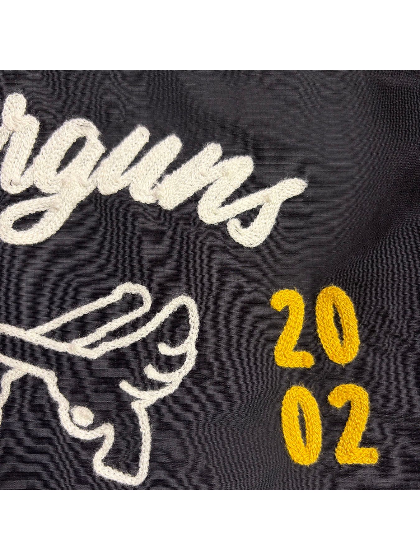 【予約品 3月9日(月) 18:00 締切】WILD THINGS コラボ - ×WILD THINGS EMB / ショートモンスターパーカー / 背中刺繍あり / ブラック