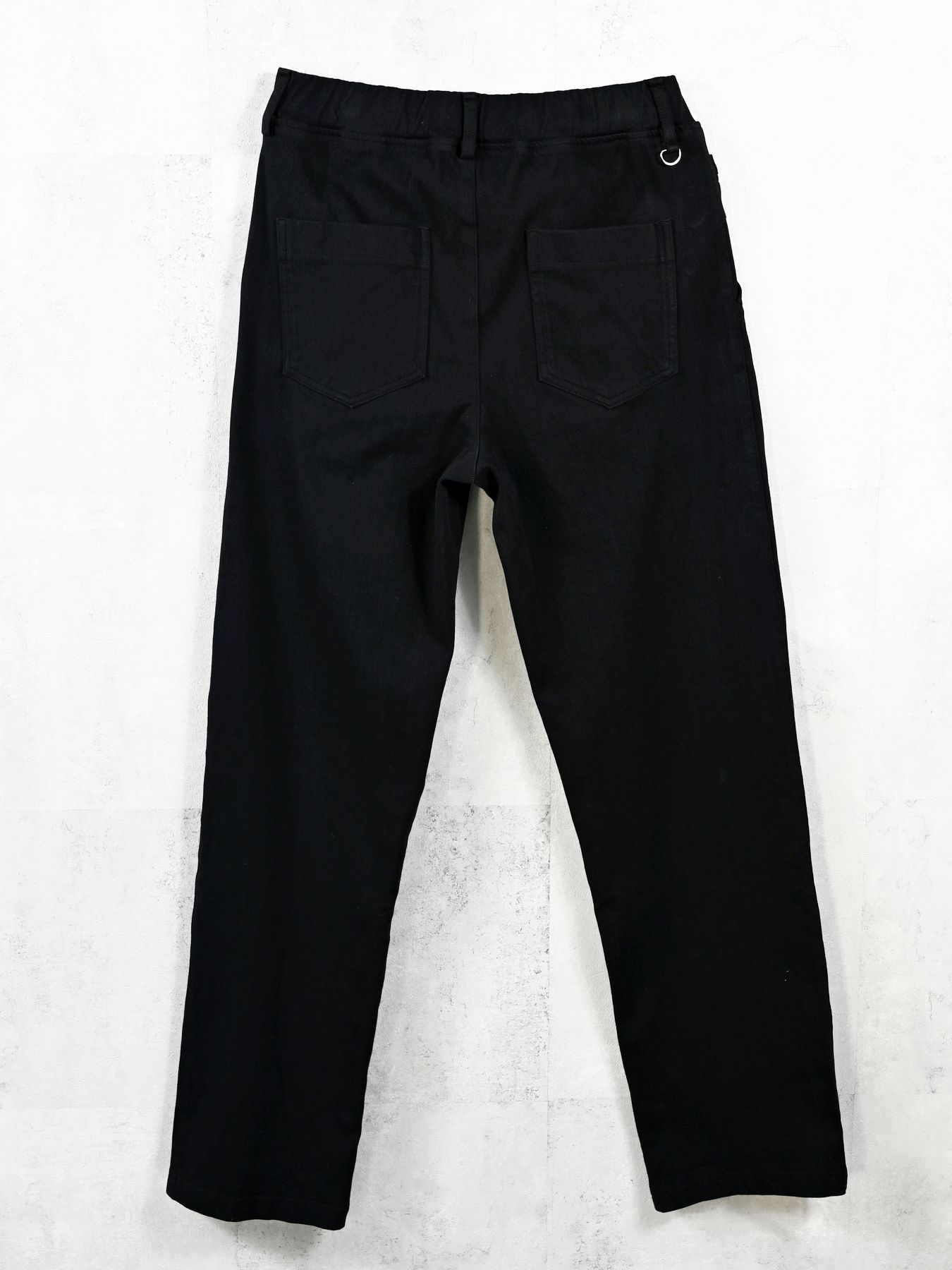【予約品】DENIM JERSEY WIDE PT / デニムジャージー ワイドパンツ / ブラック