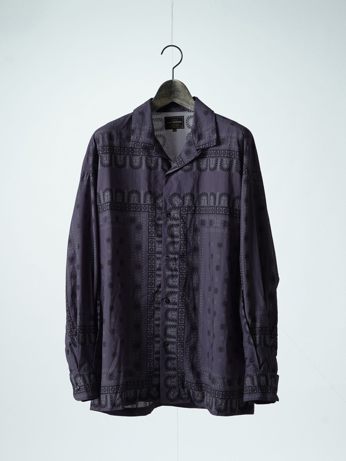 【予約品 2月1日(日) 締切】VINTAGEBANDANA SHIRTS / ヴインテージバンダナ柄 長袖シャツ / パープル