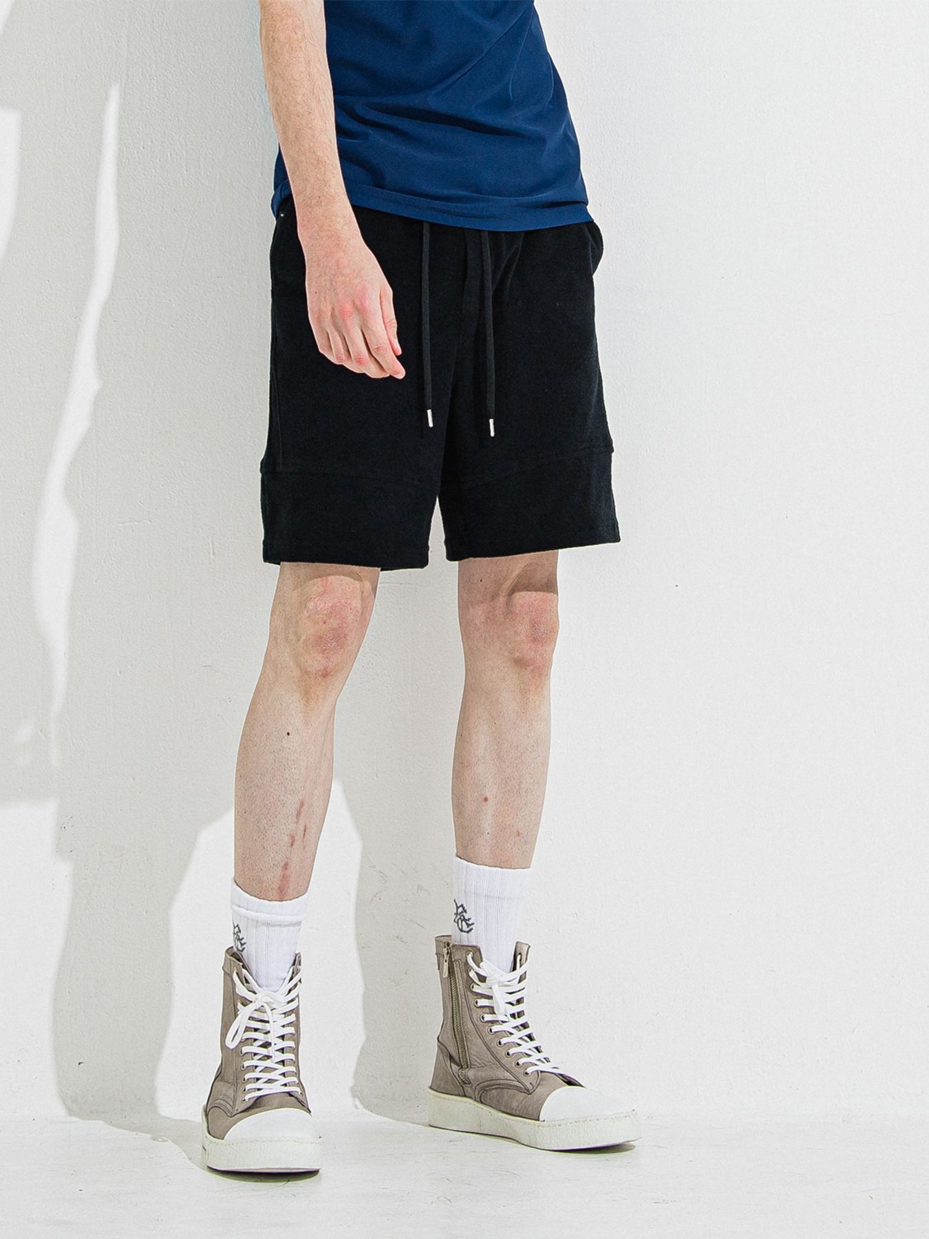 【予約】TYLER PILE SHORTS / タイラーパイルショーツ / ブラック