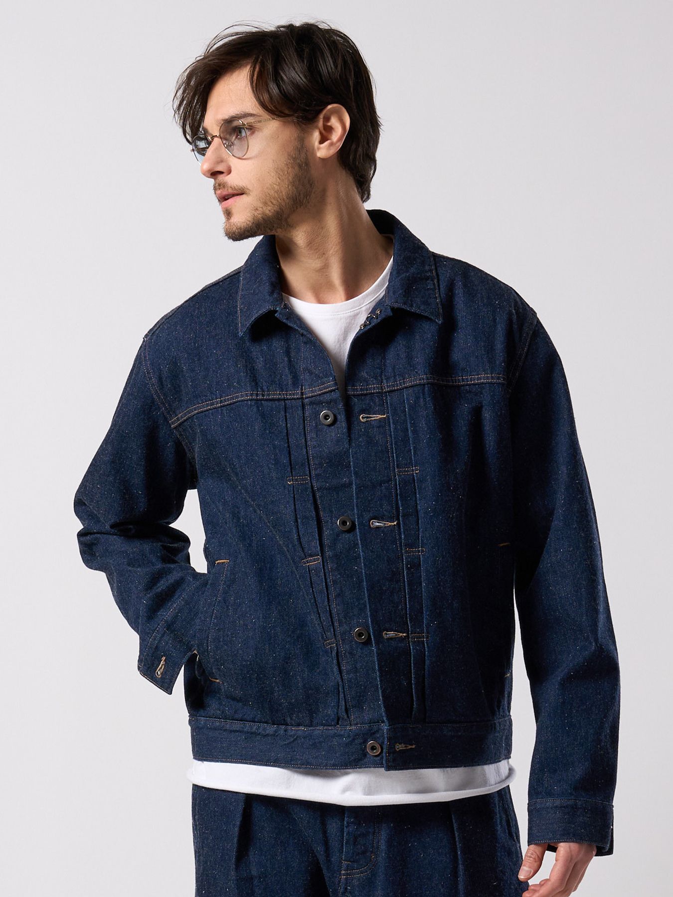 【予約品 4月19日(日) 18時締切】denim jacket type1 (OW) / ワンウォッシュ TYPE1 デニムジャケット / インディゴ