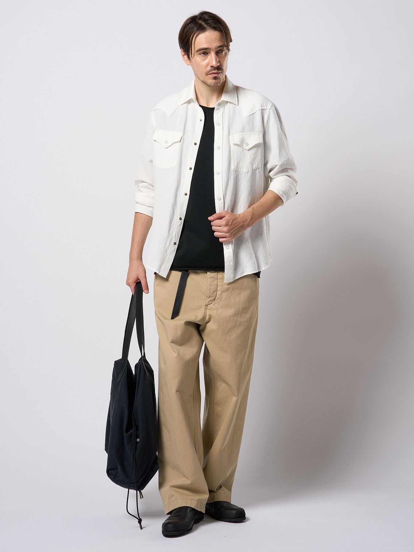 【予約品 9月23日(火) 締切】vintage chino trousers / ヴィンテージチノトラウザーズ / ベージュ