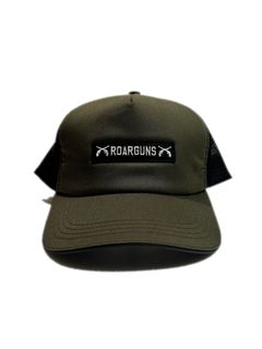 【予約品 8月10日(日) 締切 】ROARGUNS PATCH BB CAP / roarguns パッチ ベースボールキャップ / カーキ