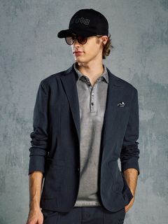 【予約品 1月25日(日) 締切】muta × wjk collection：smart jacket / スマートジャケット / チャコール