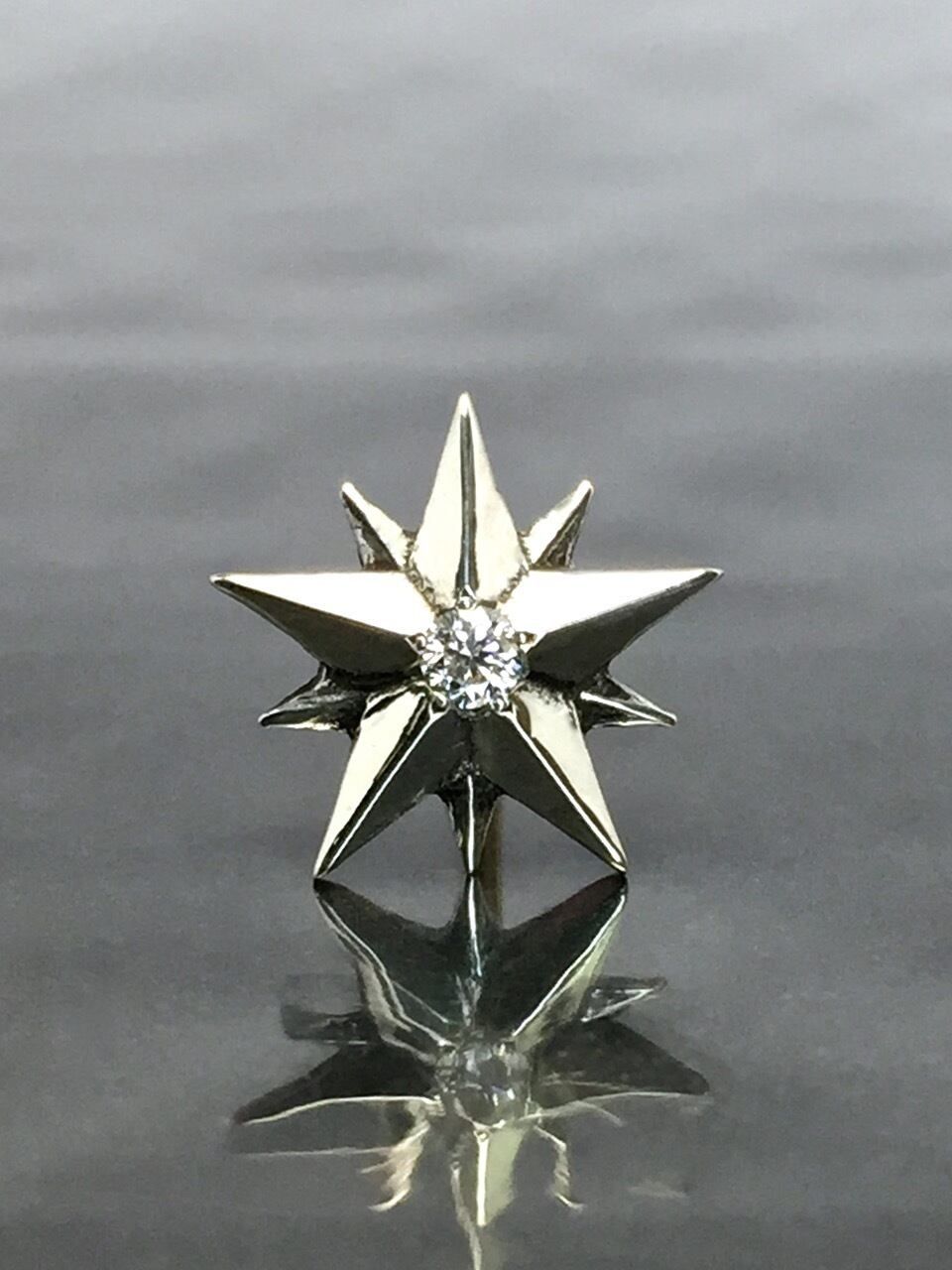 《受注生産》 10P STAR STUD ピアス 【GOD SIZE】 注文から2～3週間後入荷予定
