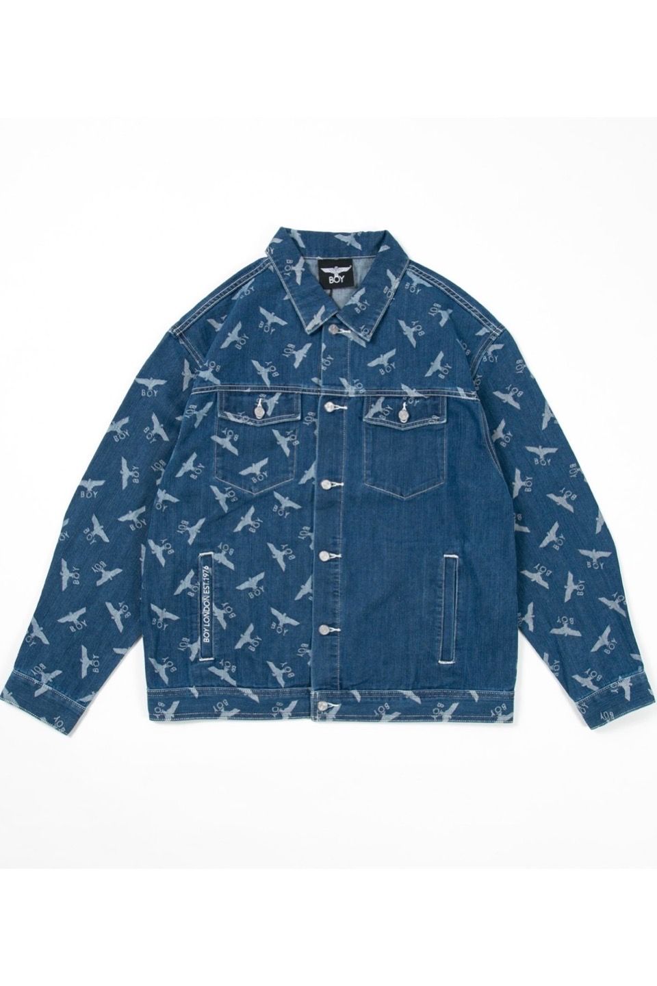 EAGLE DENIM JACKET / BLUE 【BOY LONDON】