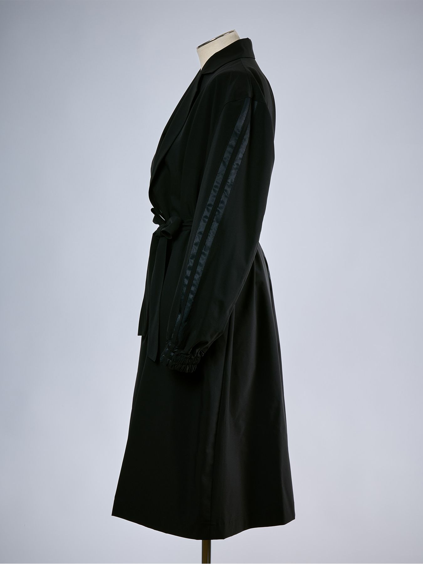 【予約品 10月26日(月) 締切】Drape Coat / ドレープコート / ブラック