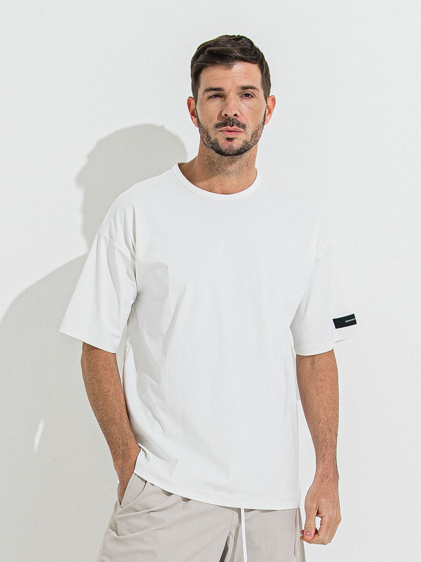 【予約品 】NYLON OVER T /  ナイロンオーバーサイズTシャツ / ホワイト