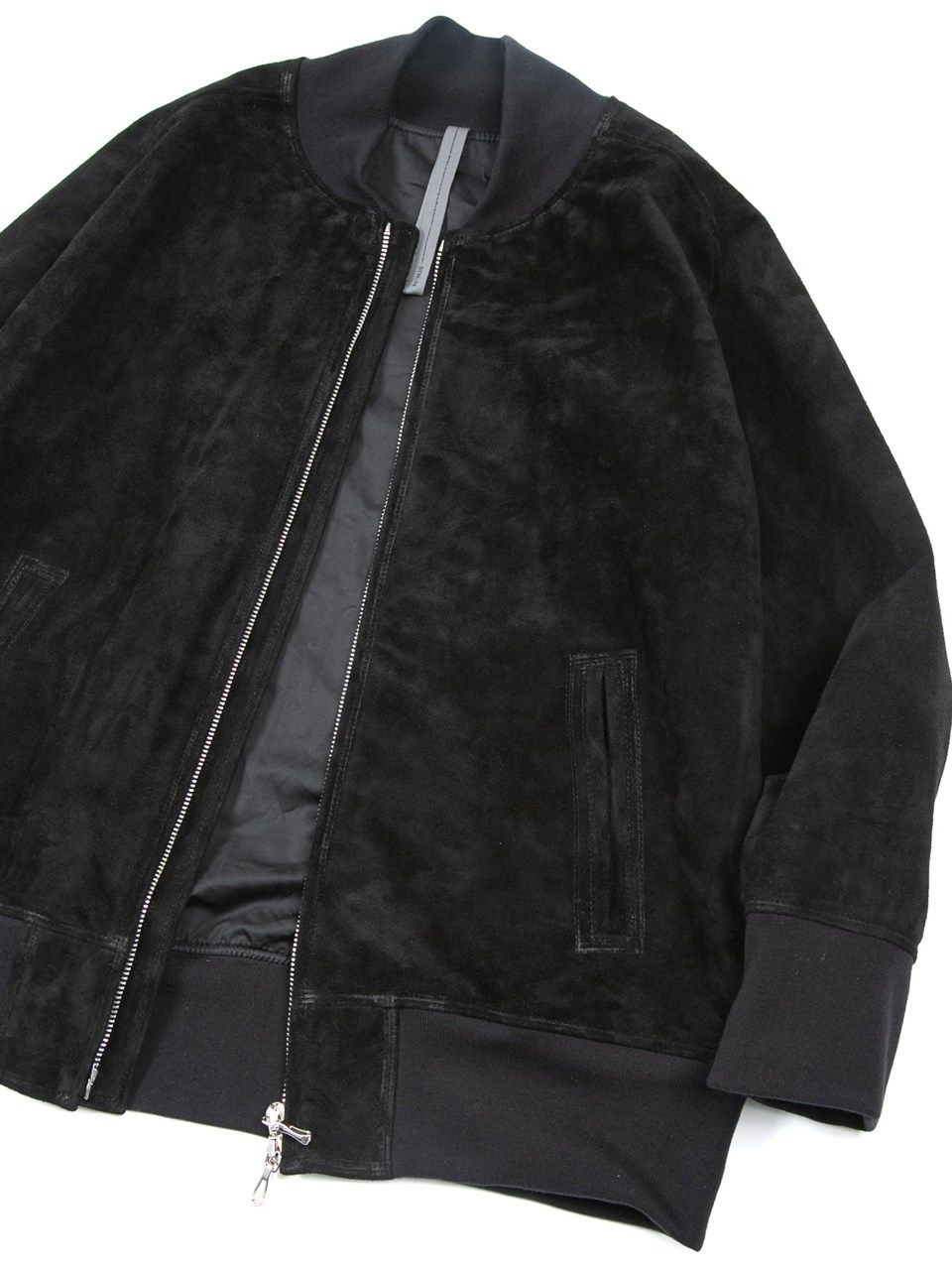 《予約品》 Suede Horse hide Blouson  CRANK / ホーススエード ブルゾン / ブラック 【STRUM】9月以降入荷予定