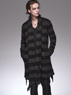 《予約品6/17締め》 ShawlCardigan / カーディガン / ブラック＆グレー
