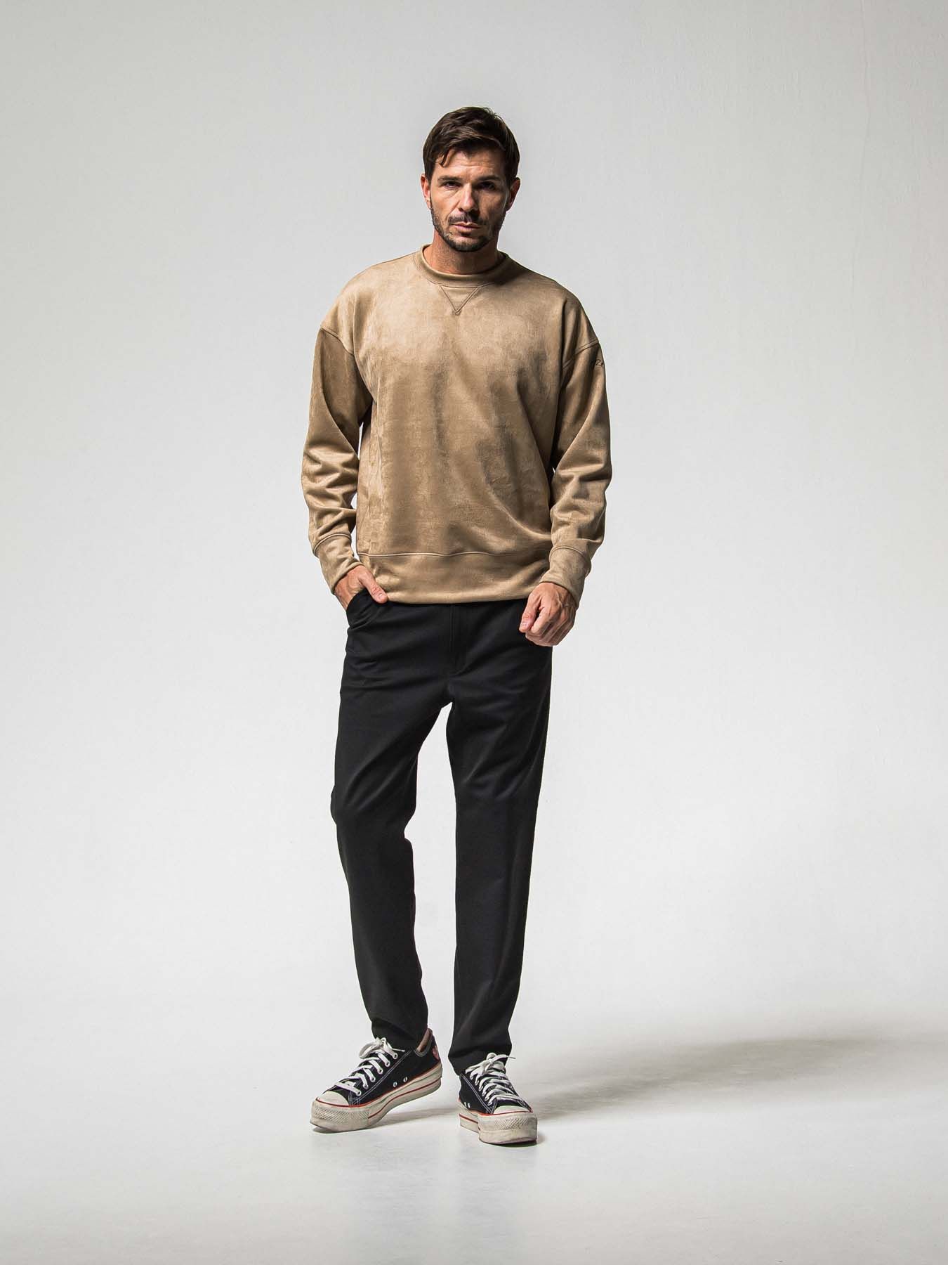 【予約品 8月31日(日) 締切】PAT WIDE EASY PANTS / パット ワイドイージーパンツ / ブラック