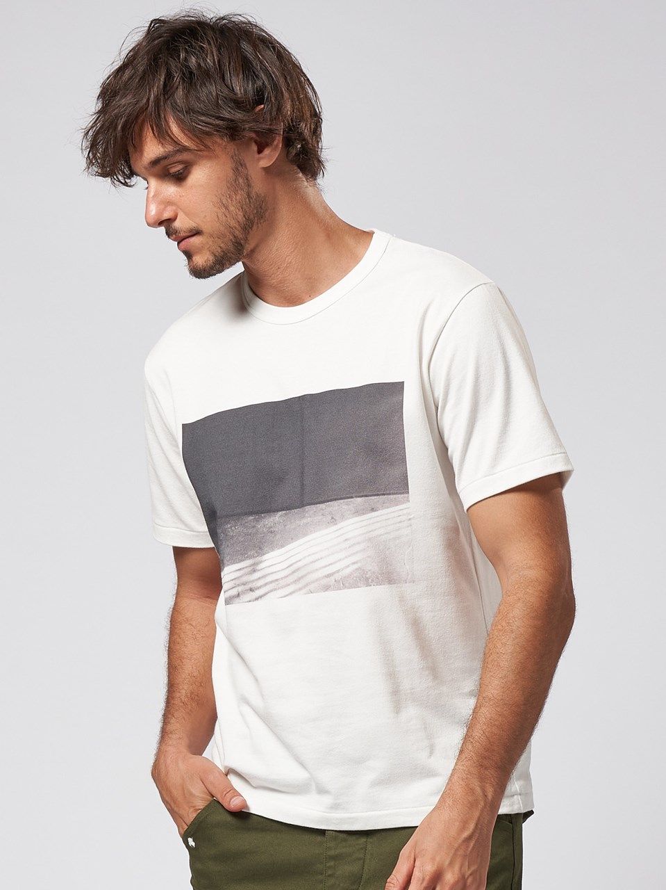 《予約品》 photo print T / Tシャツ / ホワイト